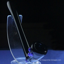 Colher de vidro colorido Stryder para fumaça por atacado com colorido (ES-HP-056)